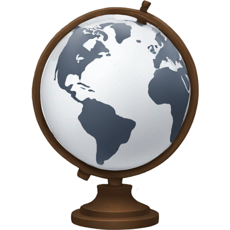 White globe emoji