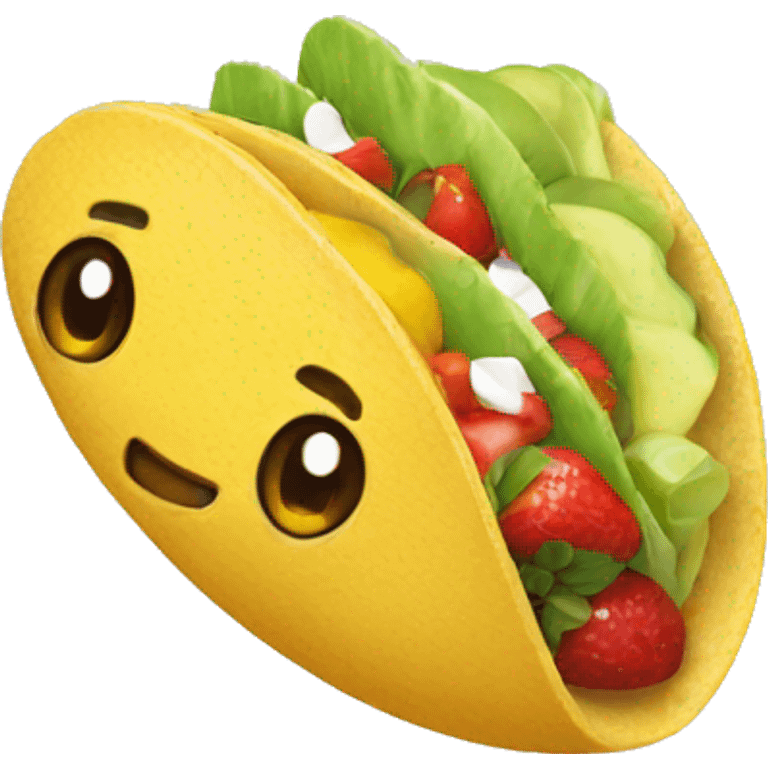 Fruit tacos emoji