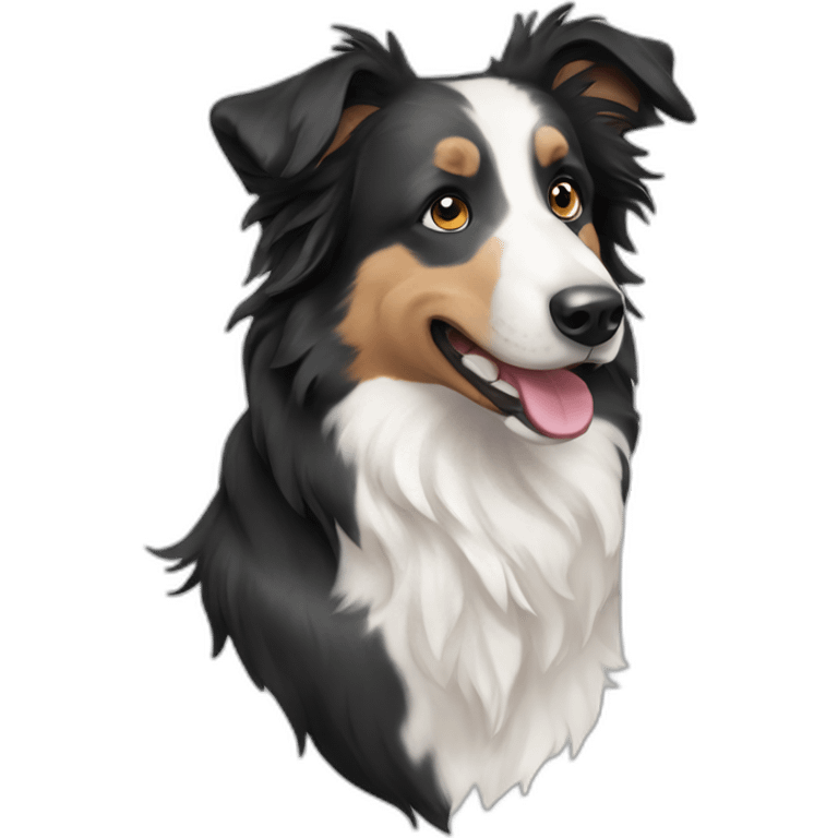 merle border collie emoji