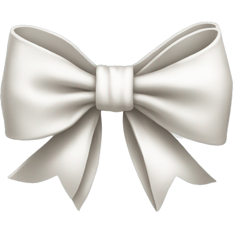 white bow  emoji