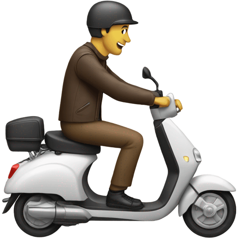 Riding e scooter  emoji