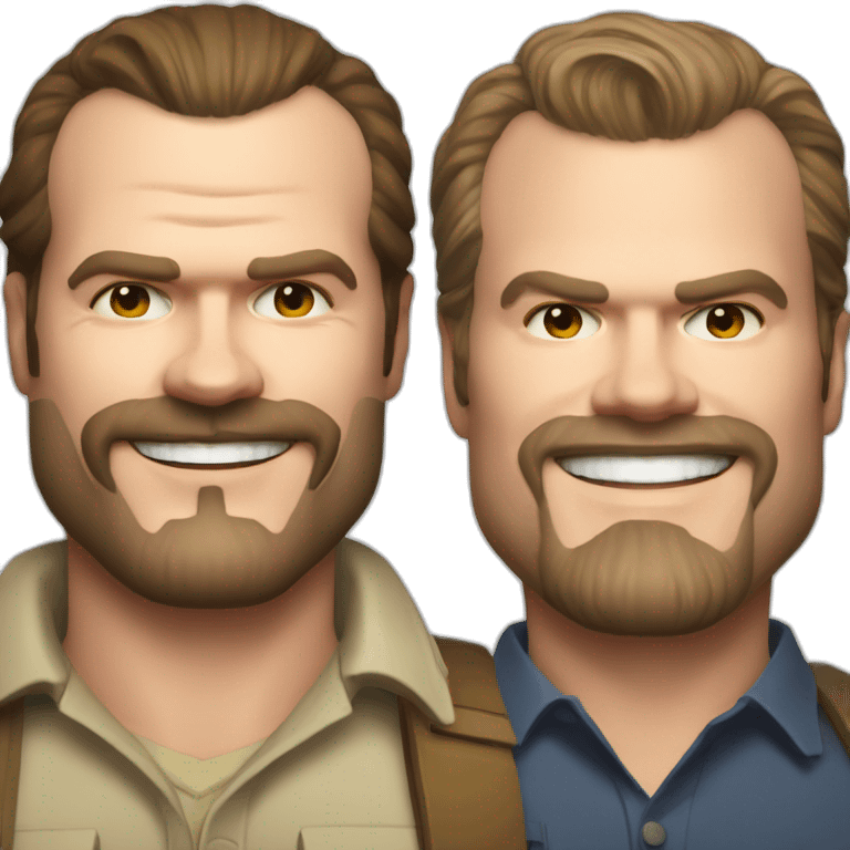 Jim Hopper David harbour smiling emoji