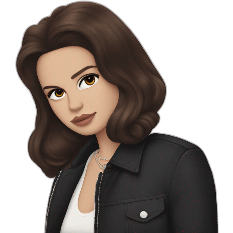 Lana del rey, the weeknd emoji