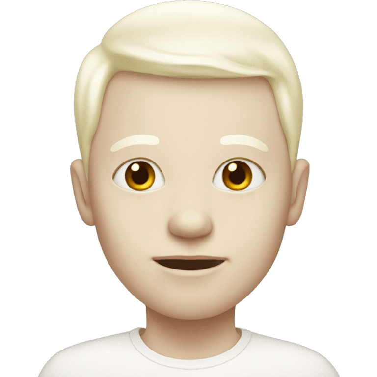 albino person emoji