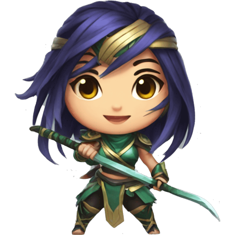 akali chibi league of legends emoji