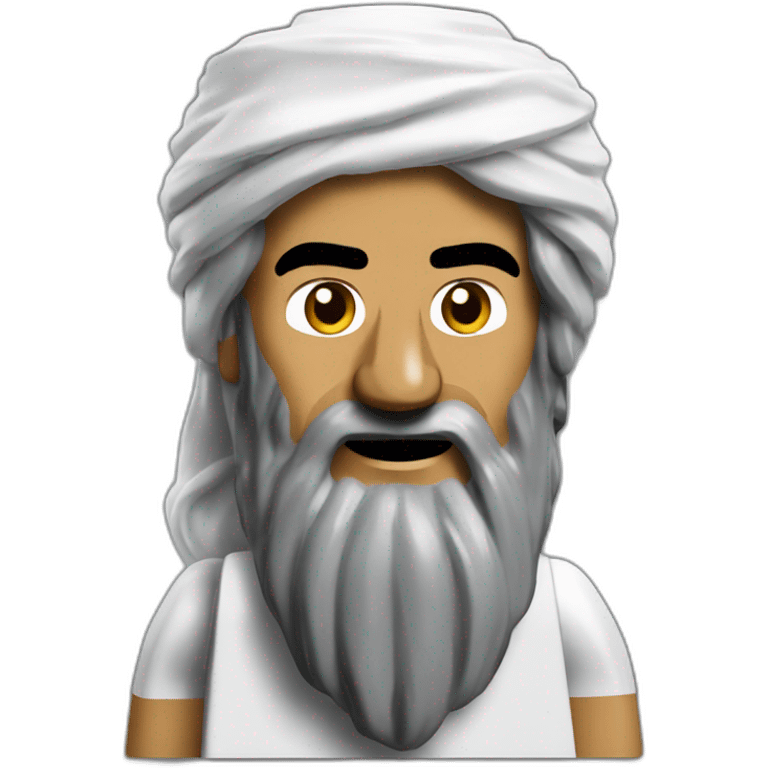 osama bin laden playing with lego emoji