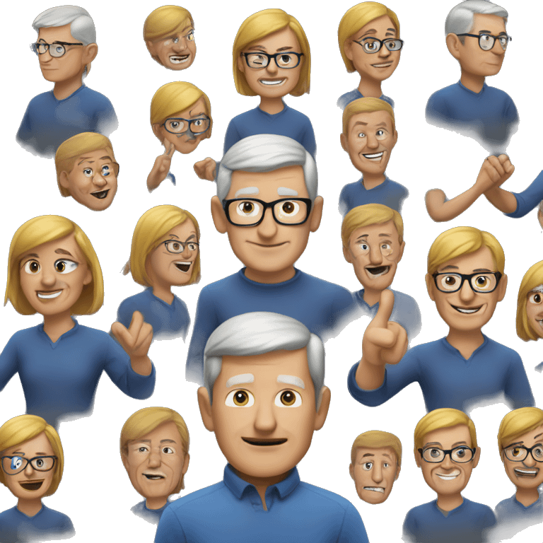 Genérame emojis de Tim cook  emoji