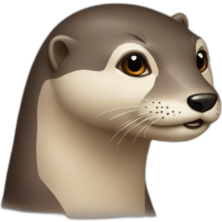 homme loutre emoji