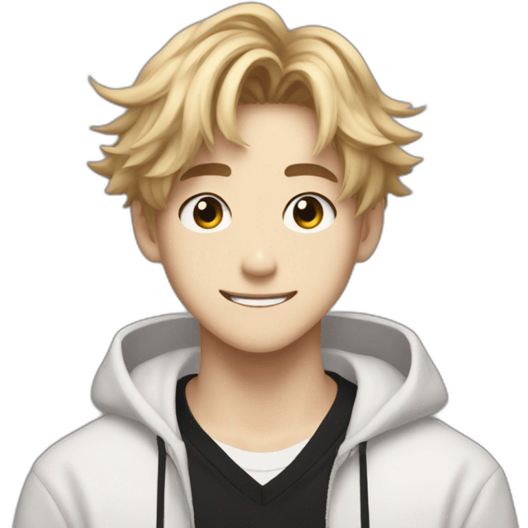 Felix from stray kids emoji