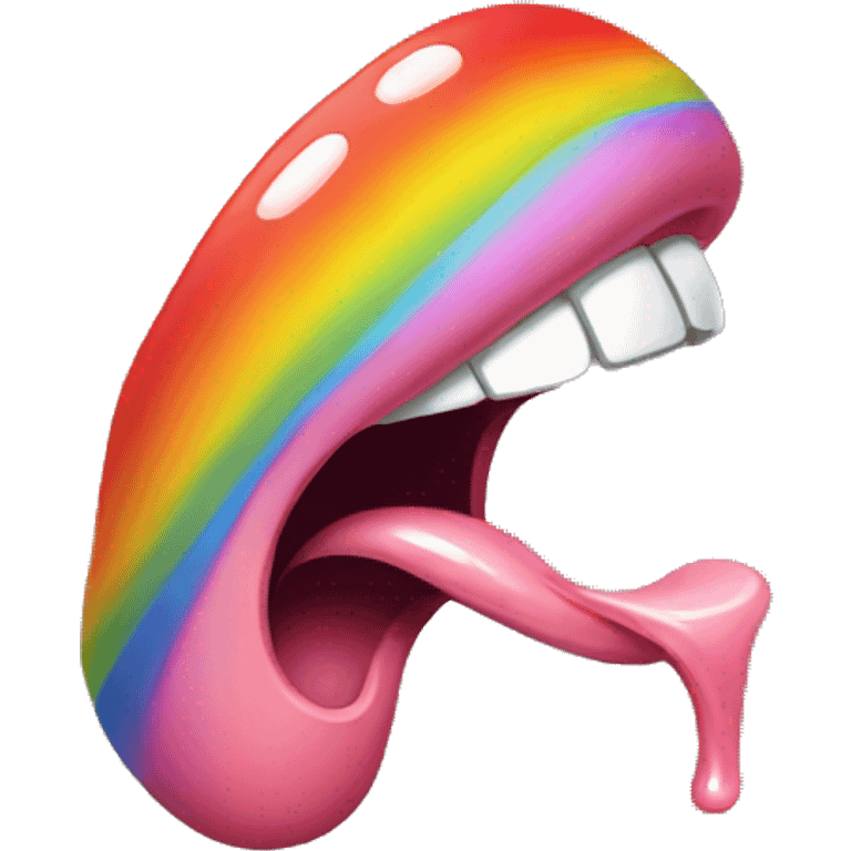 rainbow tongue emoji emoji