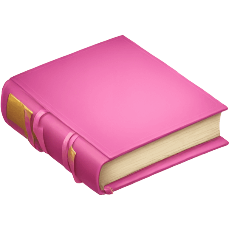 pink book emoji