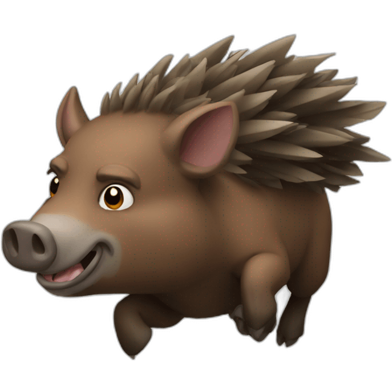 boar flying emoji