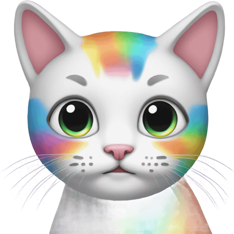 Rainbow cat  emoji