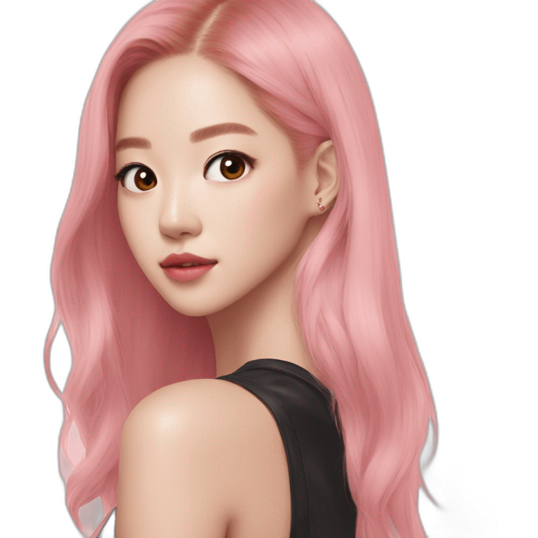 Rosé-blackpink emoji