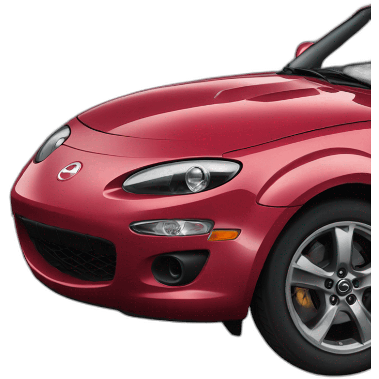 Mazda MX5 na emoji