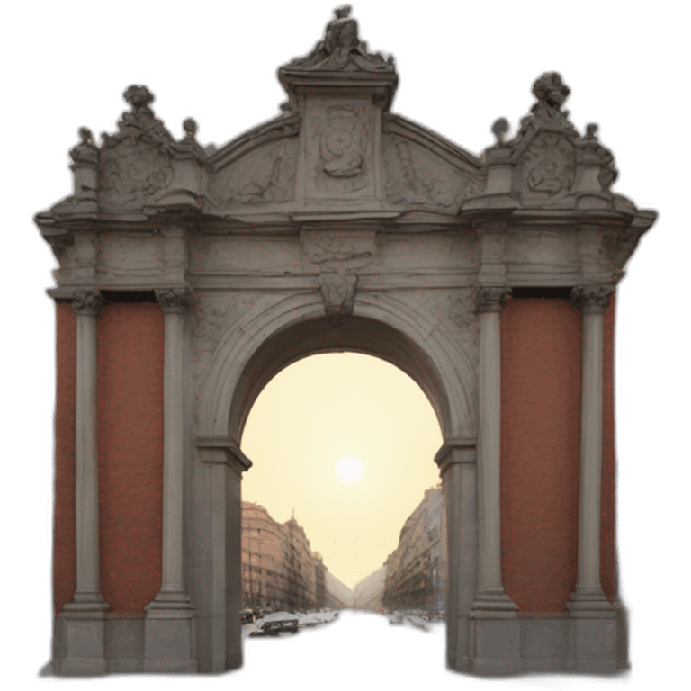 La puerta de Alcalá emoji