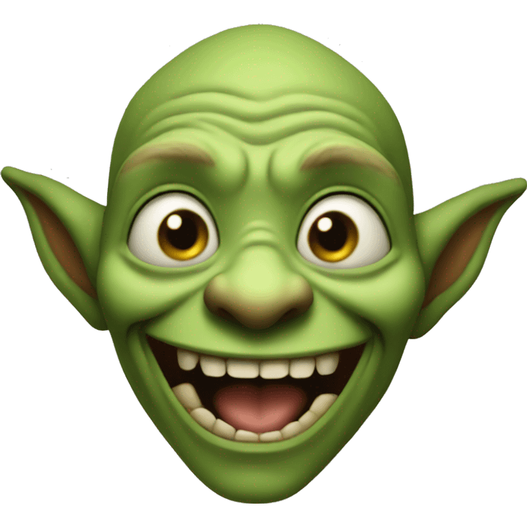 Happy goblin emoji