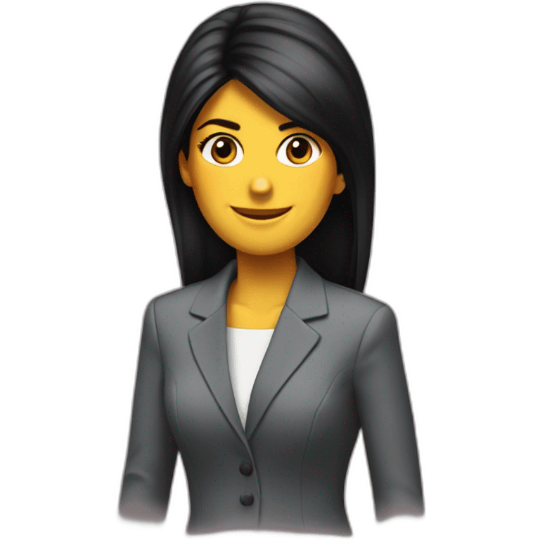 Nikki haley, business suit emoji