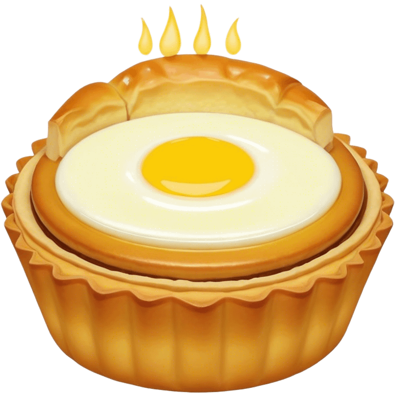 Egg tart emoji