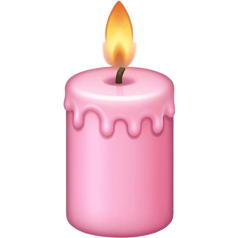 Baby pink candle  emoji