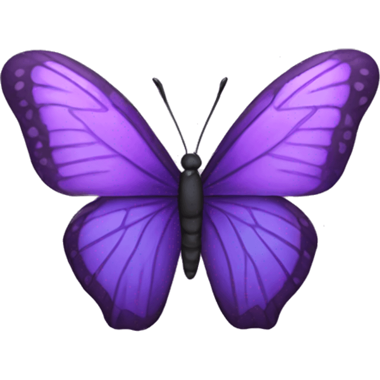 Purple butterfly emoji