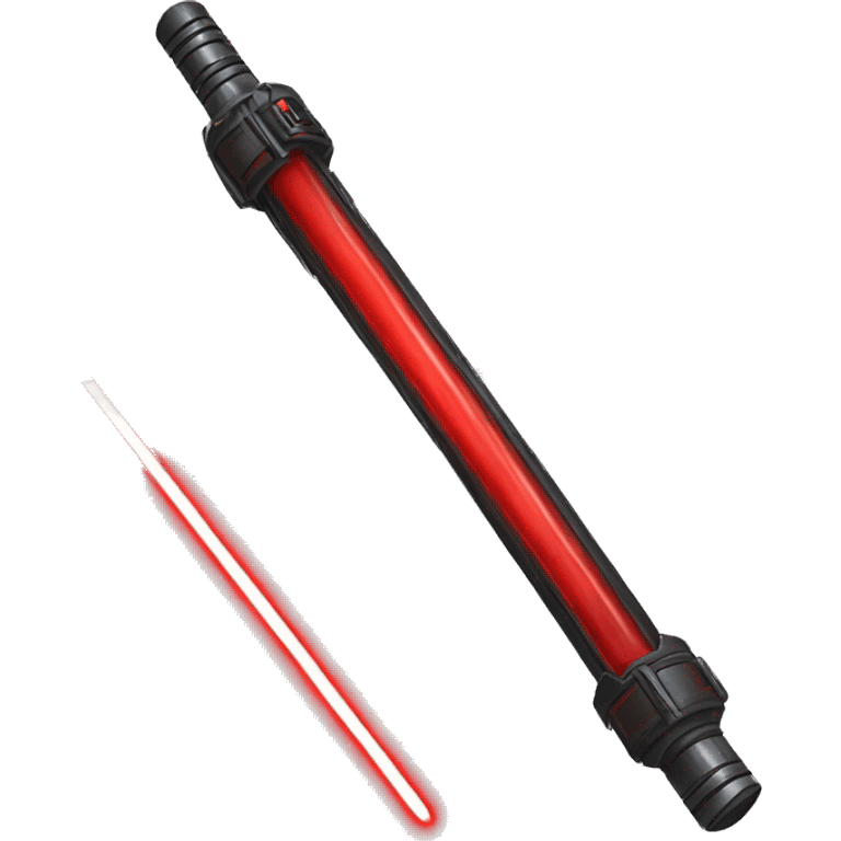 Red lightsaber emoji