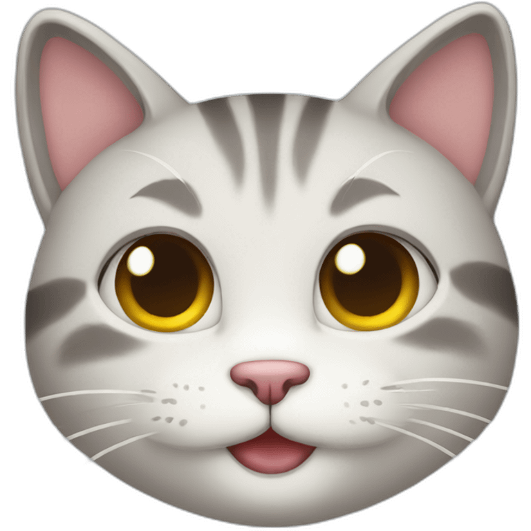 cute cat smiling emoji