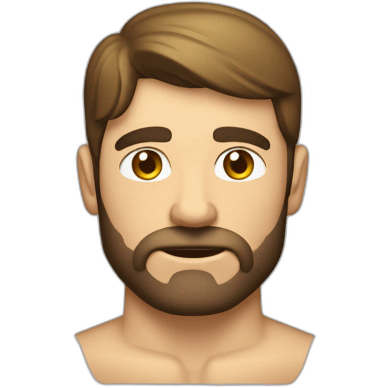 Hombre flaco rubio con algo de musculo emoji