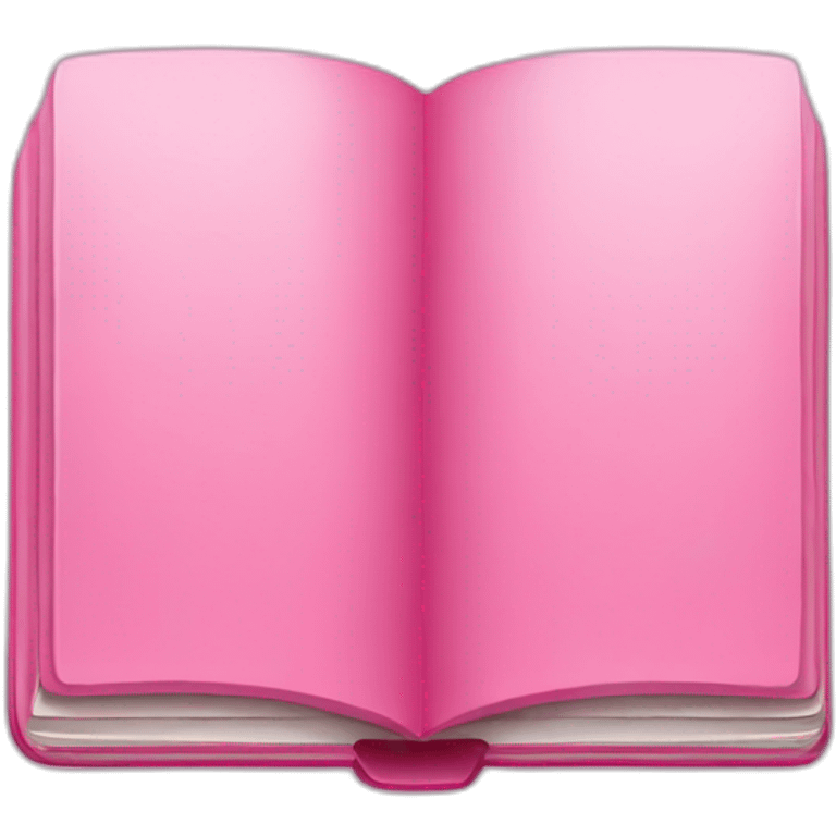 Pink book emoji