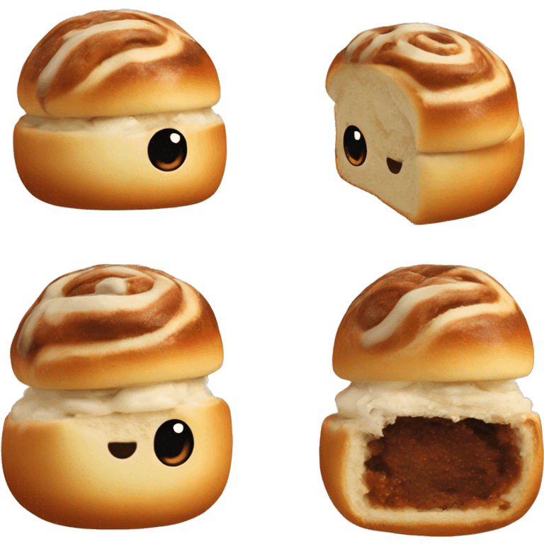 Cinnabon bun emoji