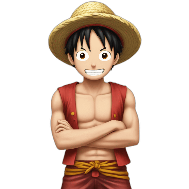 Luffy avec de la viande emoji