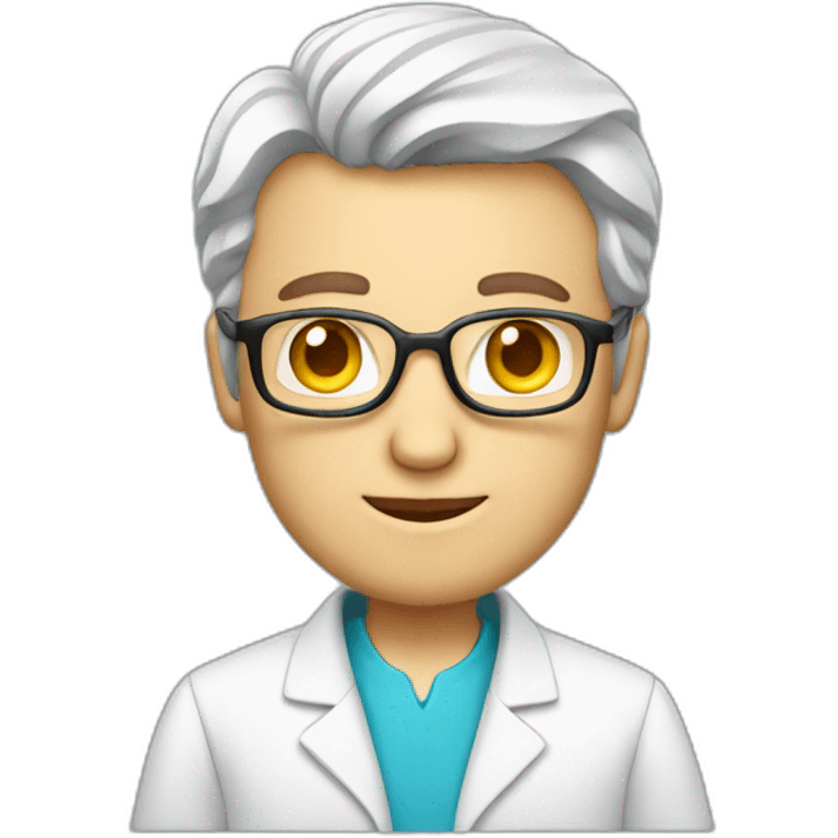 computer scientist caucasian man emoji