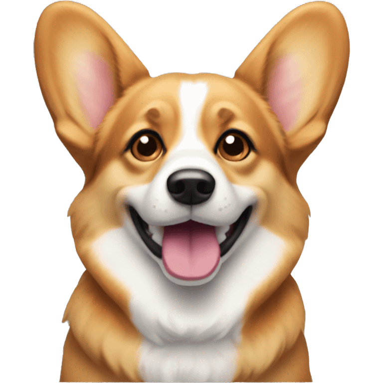 corgi with floppy ears emoji