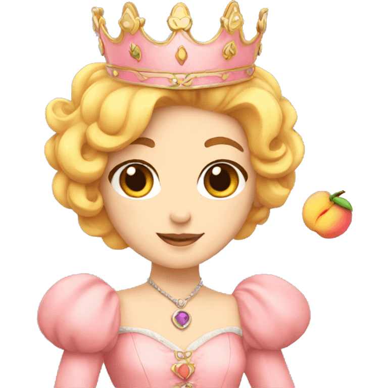 Princes peach emoji