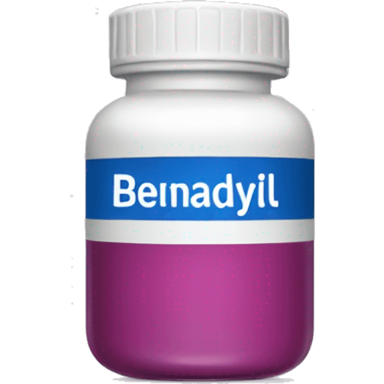 Benadryl pill emoji