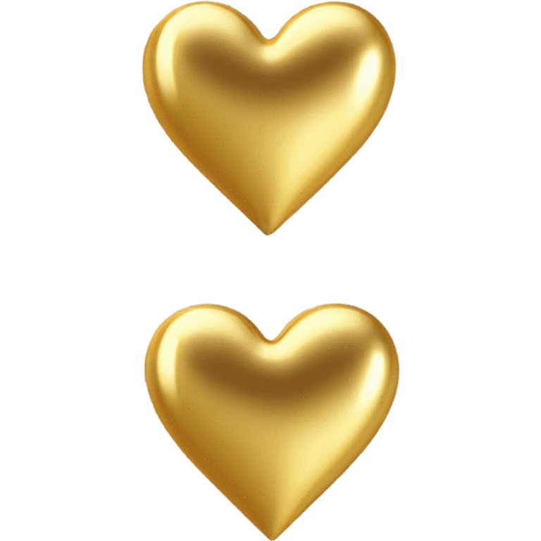 Gold heart emoji