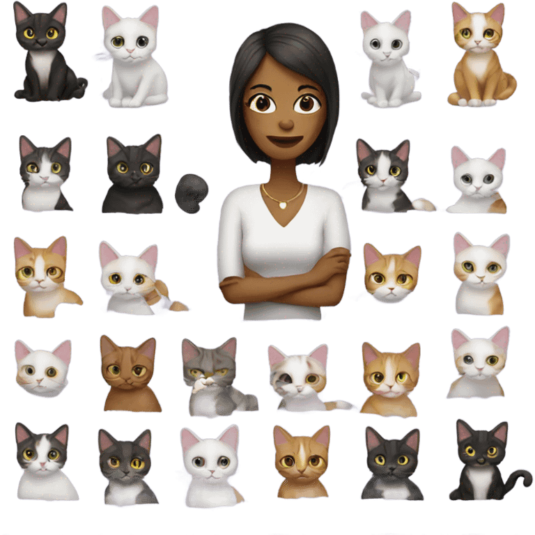 Crazy cat lady  emoji