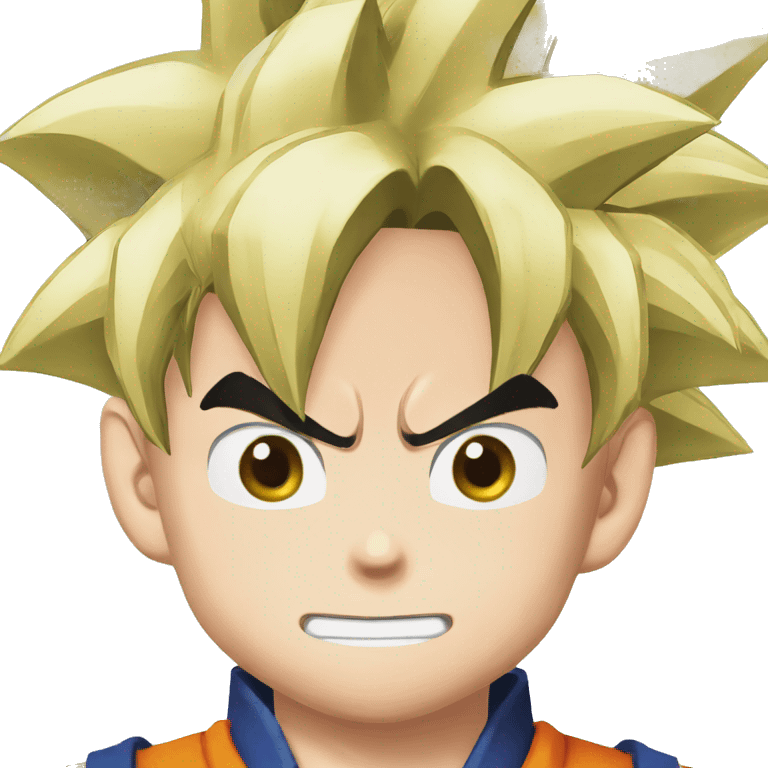 Son goku from dragon ball z emoji