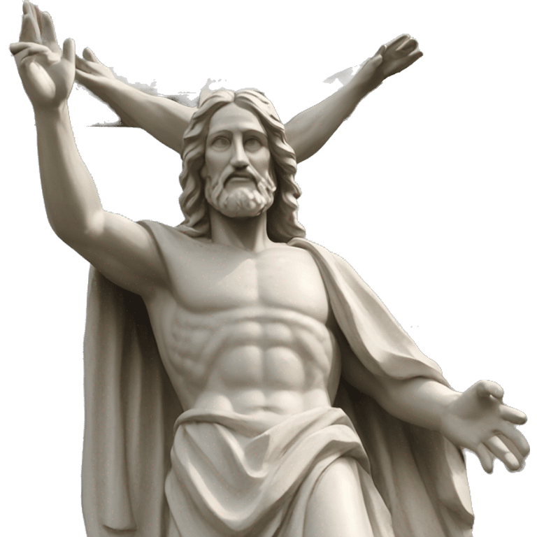  Christ Rédempteur statue  emoji