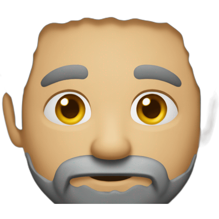 Homme tenant un cœur emoji