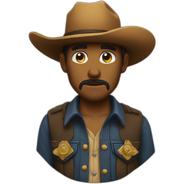 sob cowboy emoji