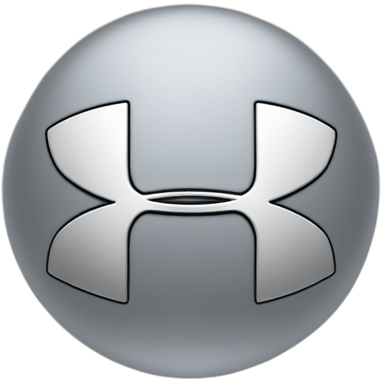 Under armour black logo emoji