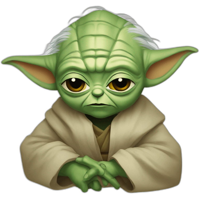 YODA LLORANDO emoji