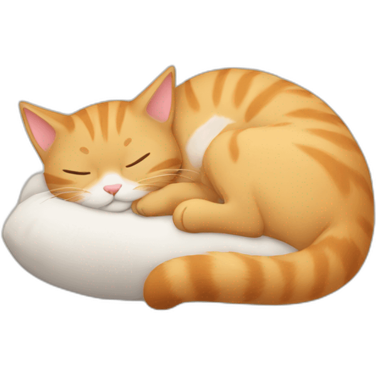 sleeping kitty emoji