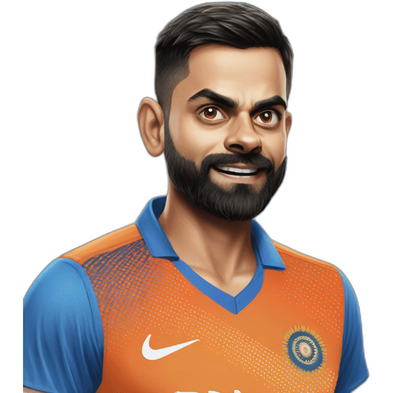 VIRAT KOHLI CENTURY india emoji