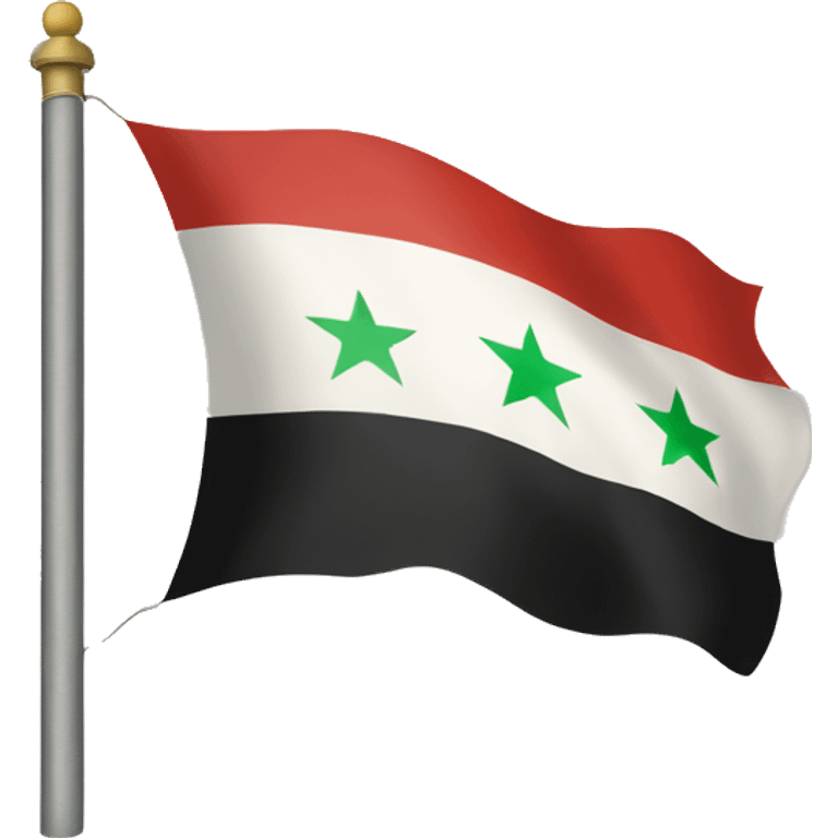 The flag of Syria in 1948 emoji