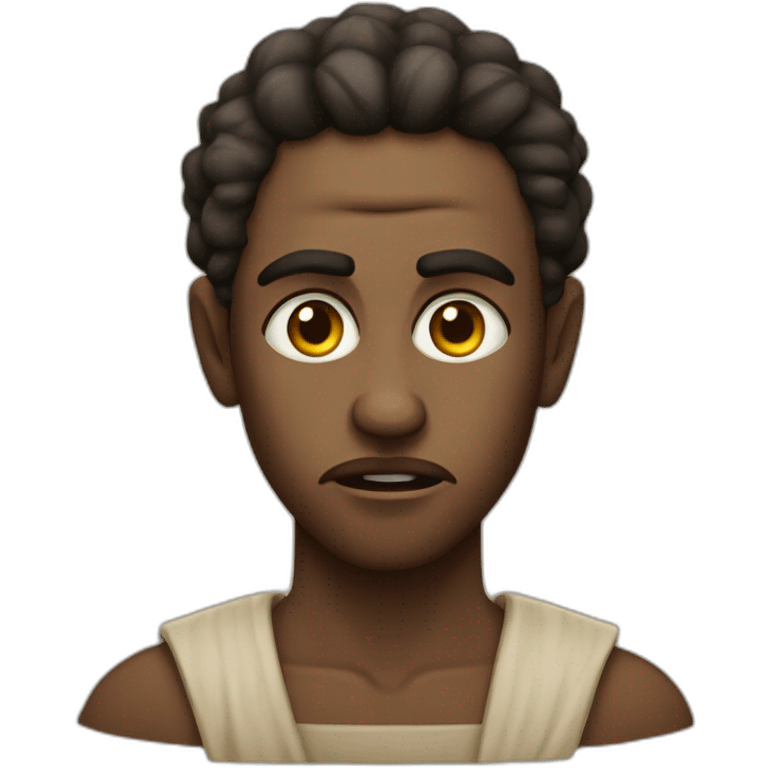 angry young ancient israelite man emoji