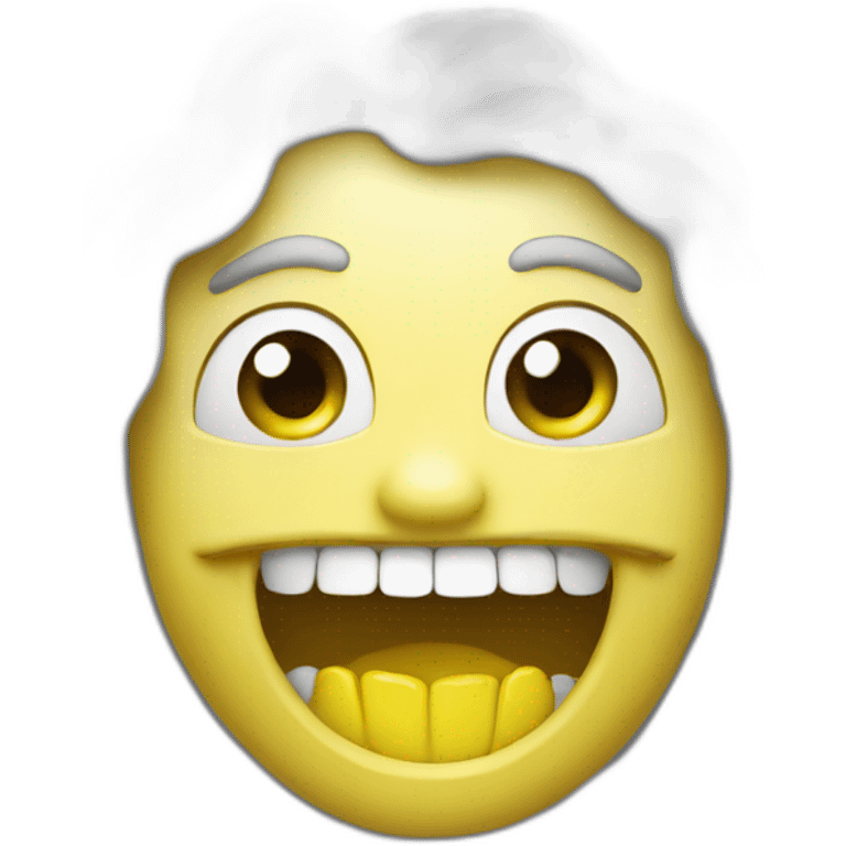 Des dents jaunes emoji