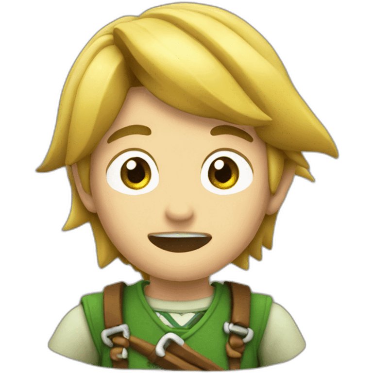 Link eat fish emoji