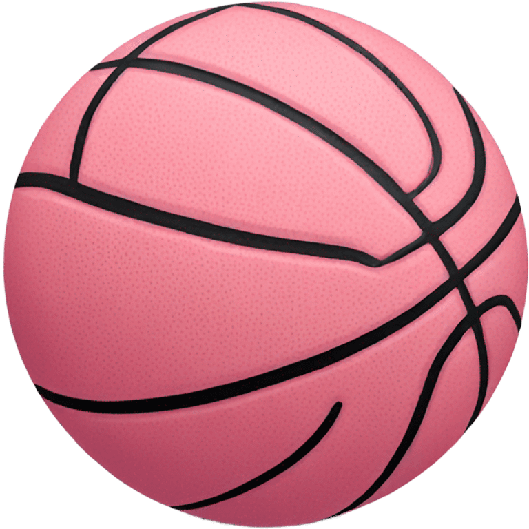 Pink basketball  emoji